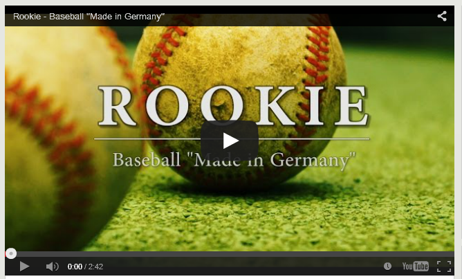 Rookie Baseball Made in Germany